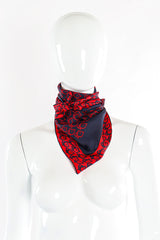 Logo Print Silk Scarf by Christian Dior Photo on Mannequin. @recessla