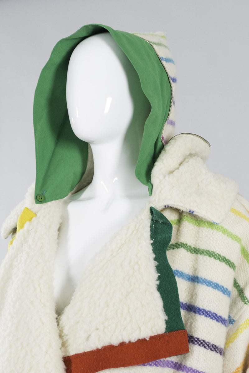 Jean Charles De Castelbajac Rainbow Coat Hood