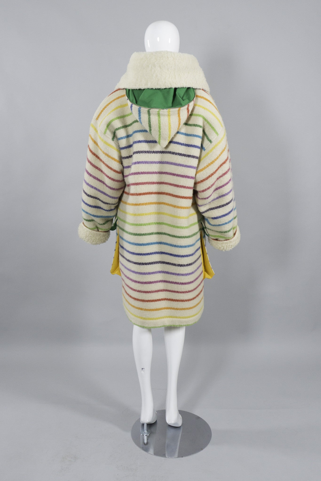 Jean Charles De Castelbajac Rainbow Coat Back