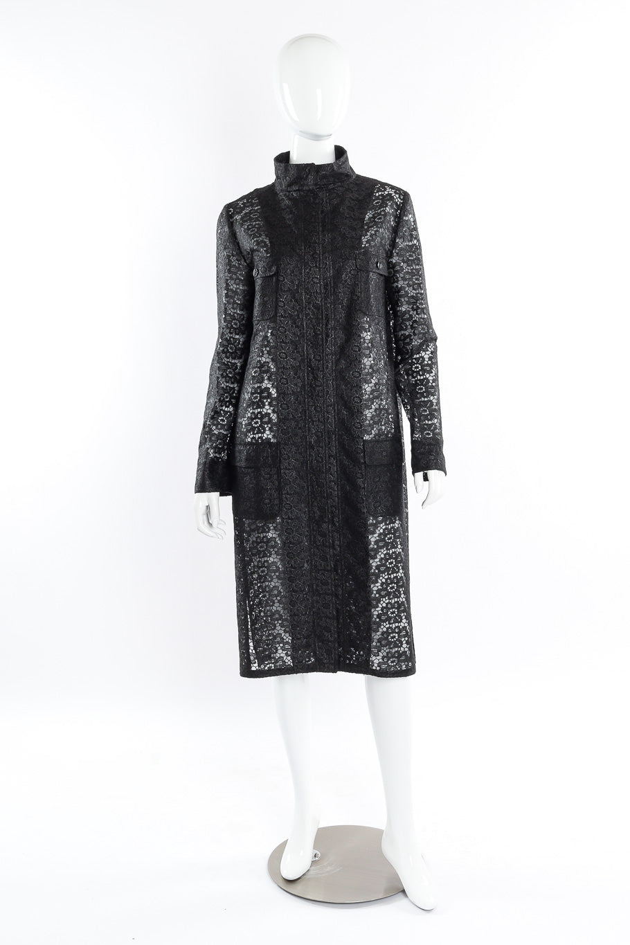 Dolce & Gabbana lace pattern coat on mannequin @recessla