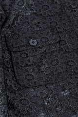 Dolce & Gabbana lace pattern coat pocket detail @recessla