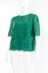 Dolce & Gabbana soutache lace top on mannequin @recessla