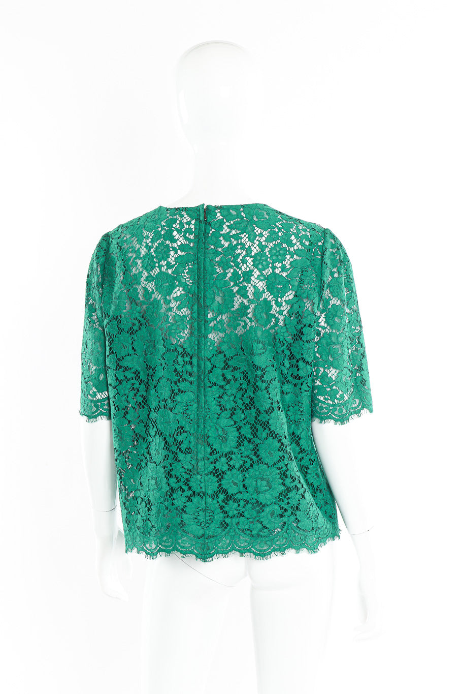 Dolce & Gabbana soutache lace top on mannequin @recessla