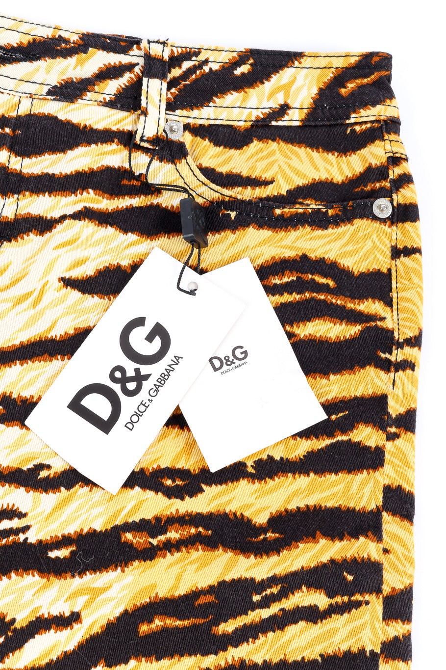 Dolce & Gabbana cotton animal skirt with designer tags @recessla