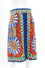 Dolce & Gabbana multicolor printed skirt on mannequin @recessla