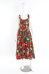 Dolce and Gabbana Floral Leaf Cotton Dress on mannequin @recessla