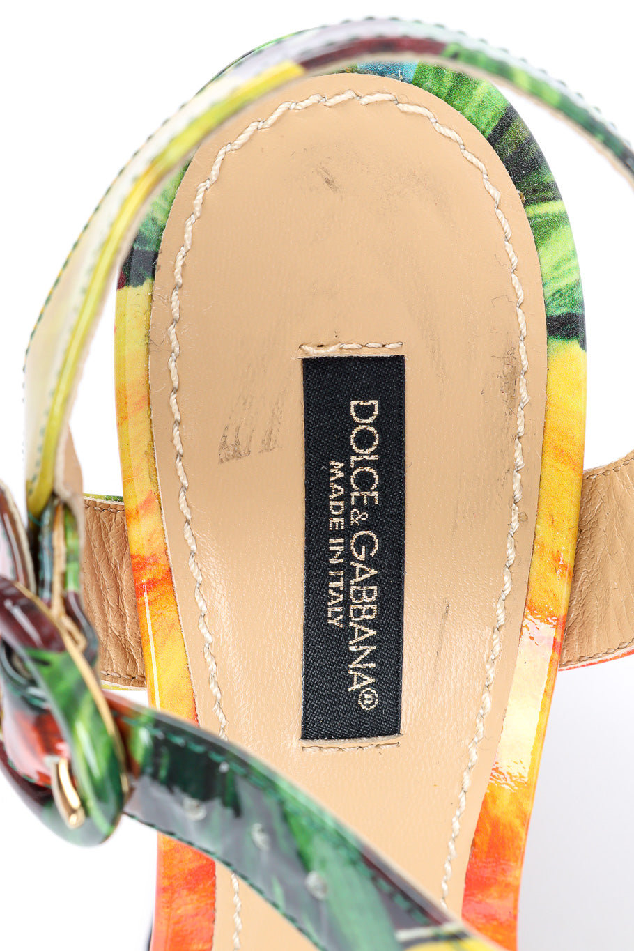 Dolce & Gabbana platform sandals designer label @recessla