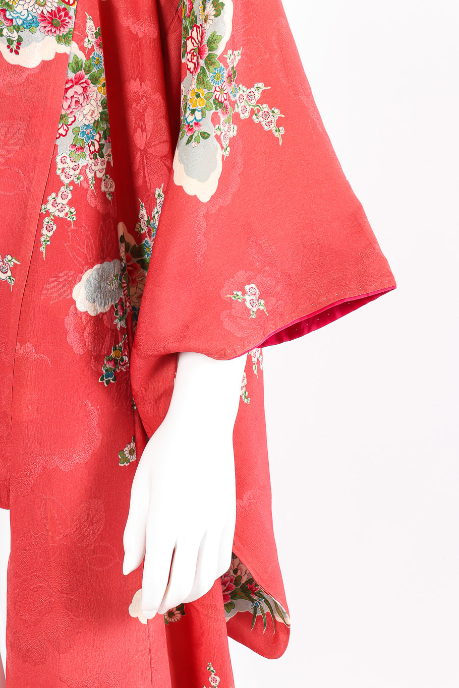 Japanese cherry blossom kimono photo of fabric detail @recessla