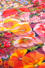 Vintage Diane Dickinson Gentillesse Floral Peasant Dress fabric at Recess Los Angeles