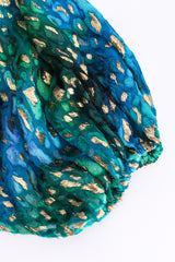 Multi-printed silk limited edition dress by Diane Freis close-up @recessla