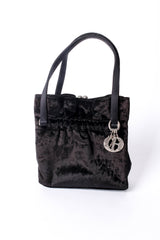 Vintage Christian Dior Velvet Charm Mini Tote at Recess Los Angeles