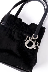 Vintage Christian Dior Velvet Mini Tote charm at Recess Los Angeles