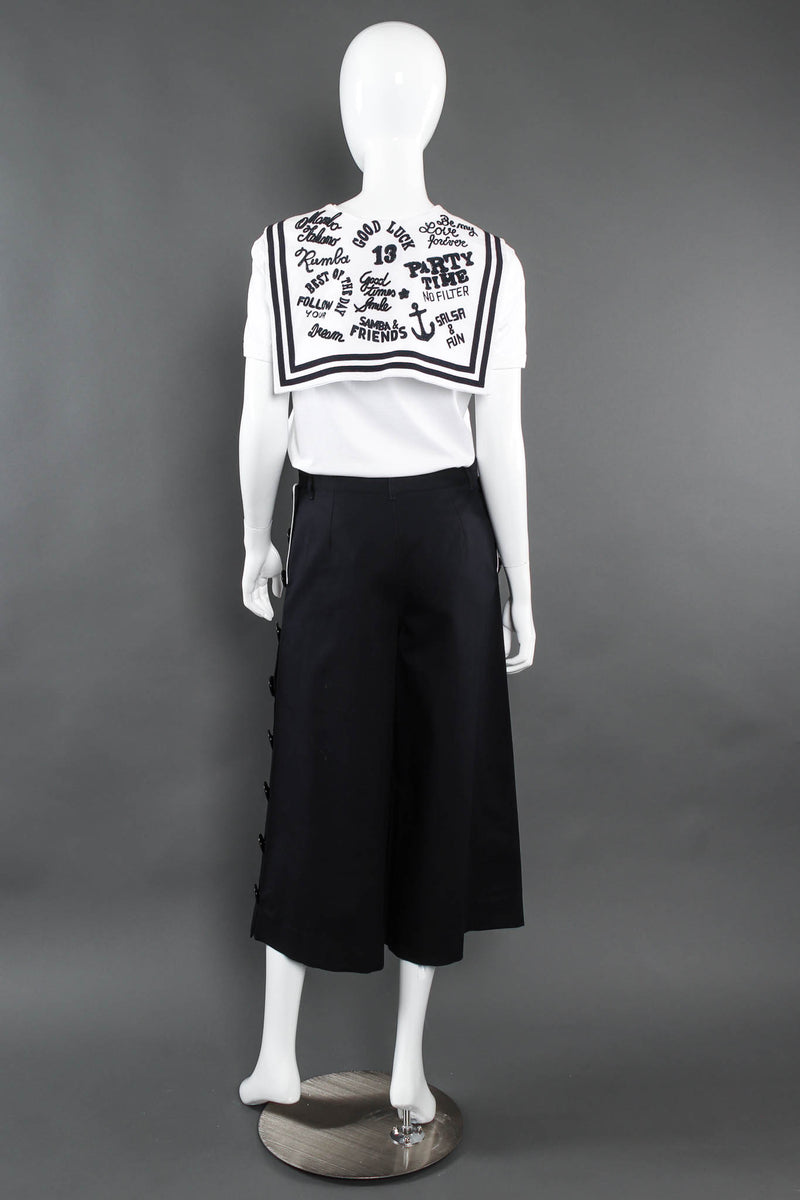 Vintage Dolce & Gabbana Sailor Top mannequin back @ Recess Los Angeles