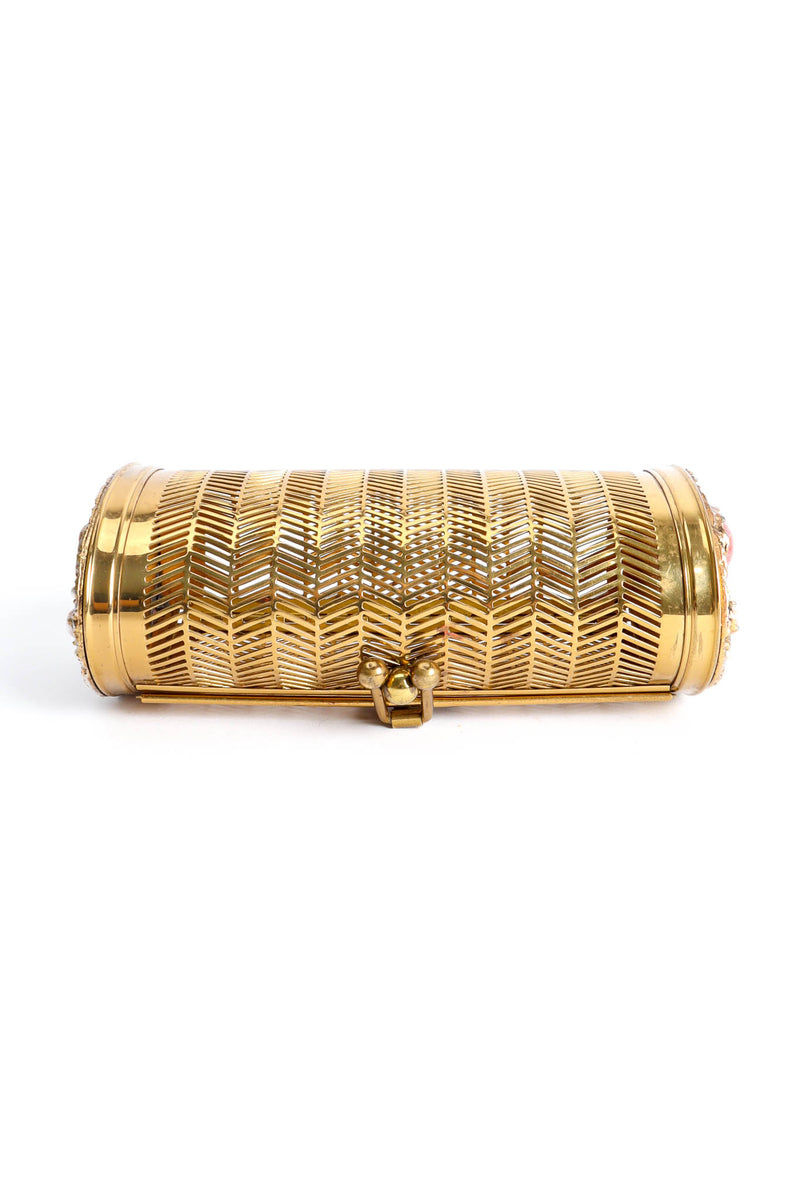 Dorset Rex Fifth Avenue 1960s Stone Cage Clutch bottom @ Recess Los Angeles