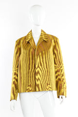 Dries van Noten abstract moire cropped jacket on mannequin @recessla