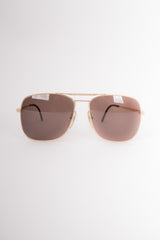 Dunhill Squared Matte Coppertone Pilot Sunglasses