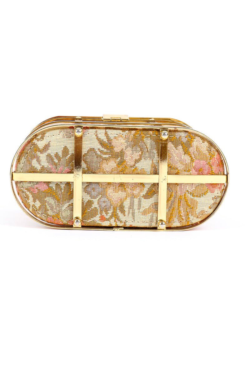 Etra brocade caged oval box bag bottom details @recessla