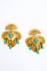 Vintage statement stone drop earrings stagger @recessla