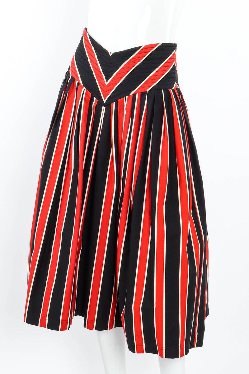 Chevron Stripe Skirt