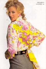 Vintage Escada S/S 1991 Hello Angel Graffiti Shirt Elaine Irwin at Recess Los Angeles