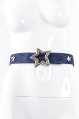 Vintage Escada Starry Suede Belt on mannequin at Recess Los Angeles