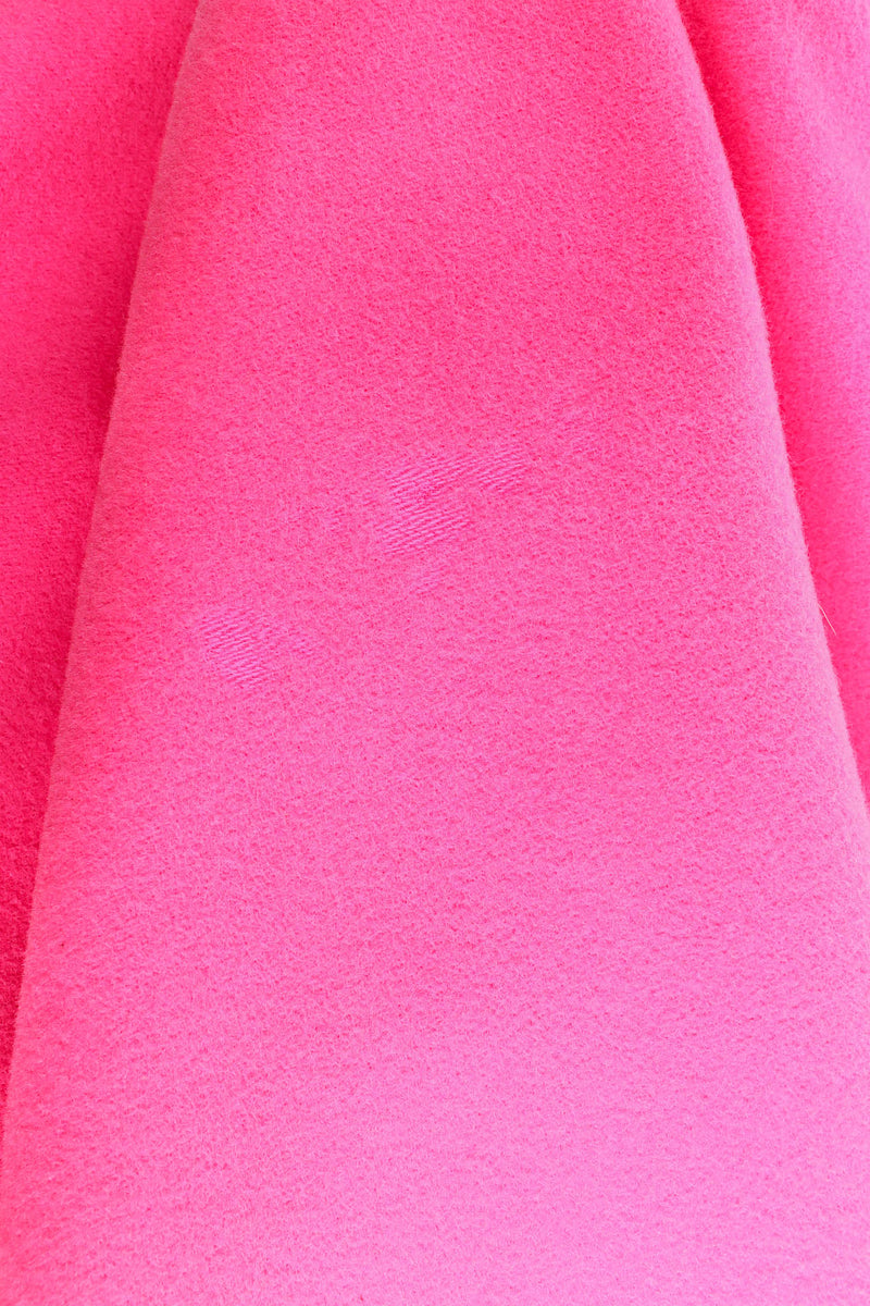 Vintage Escada by Margaretha Ley Hot Pink Wool Blazer R side light distressed patches @ Recess LA