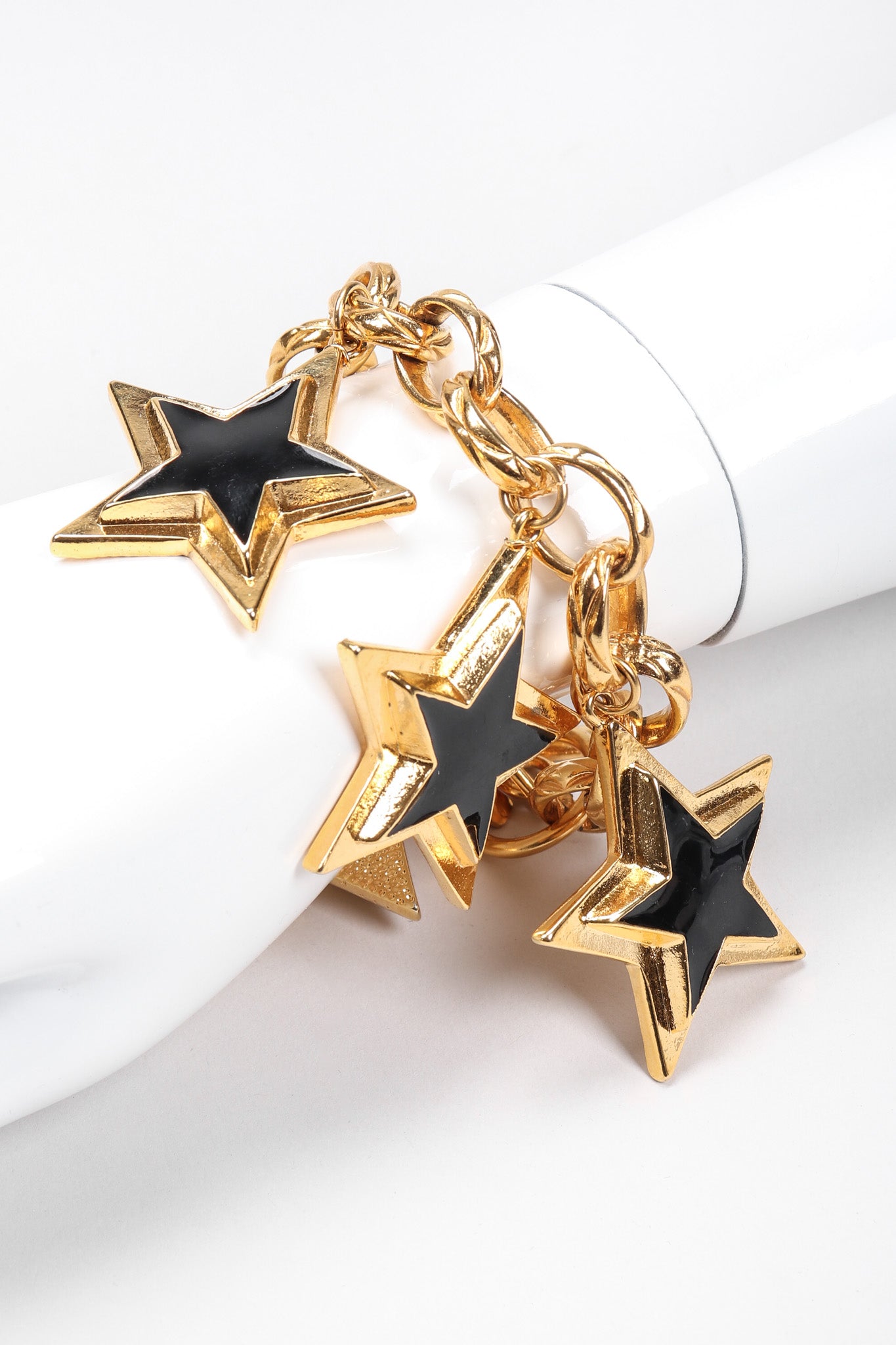 Recess Los Angeles Vintage Escada Stars Charm Bracelet