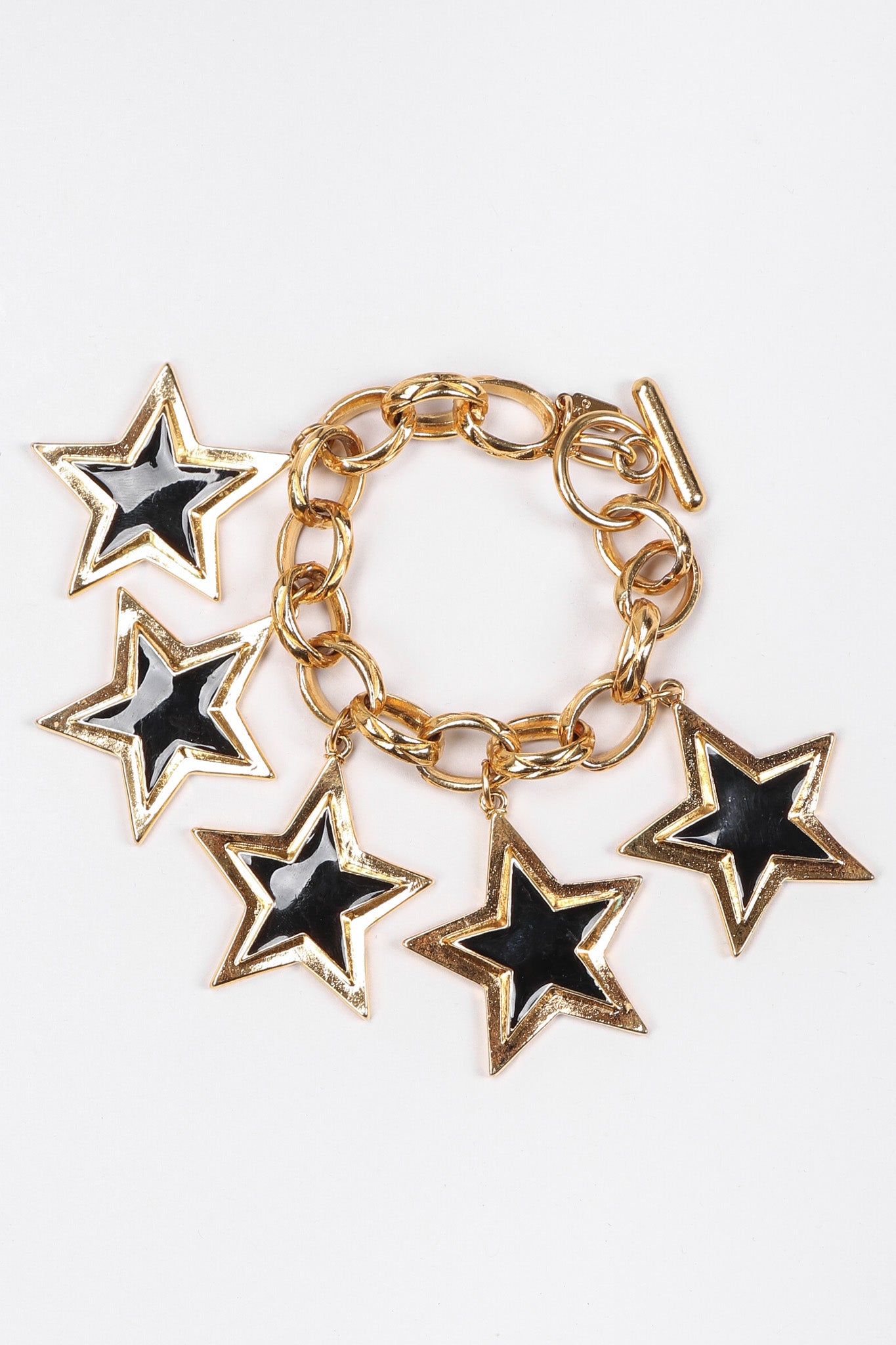 Recess Los Angeles Vintage Escada Stars Charm Bracelet