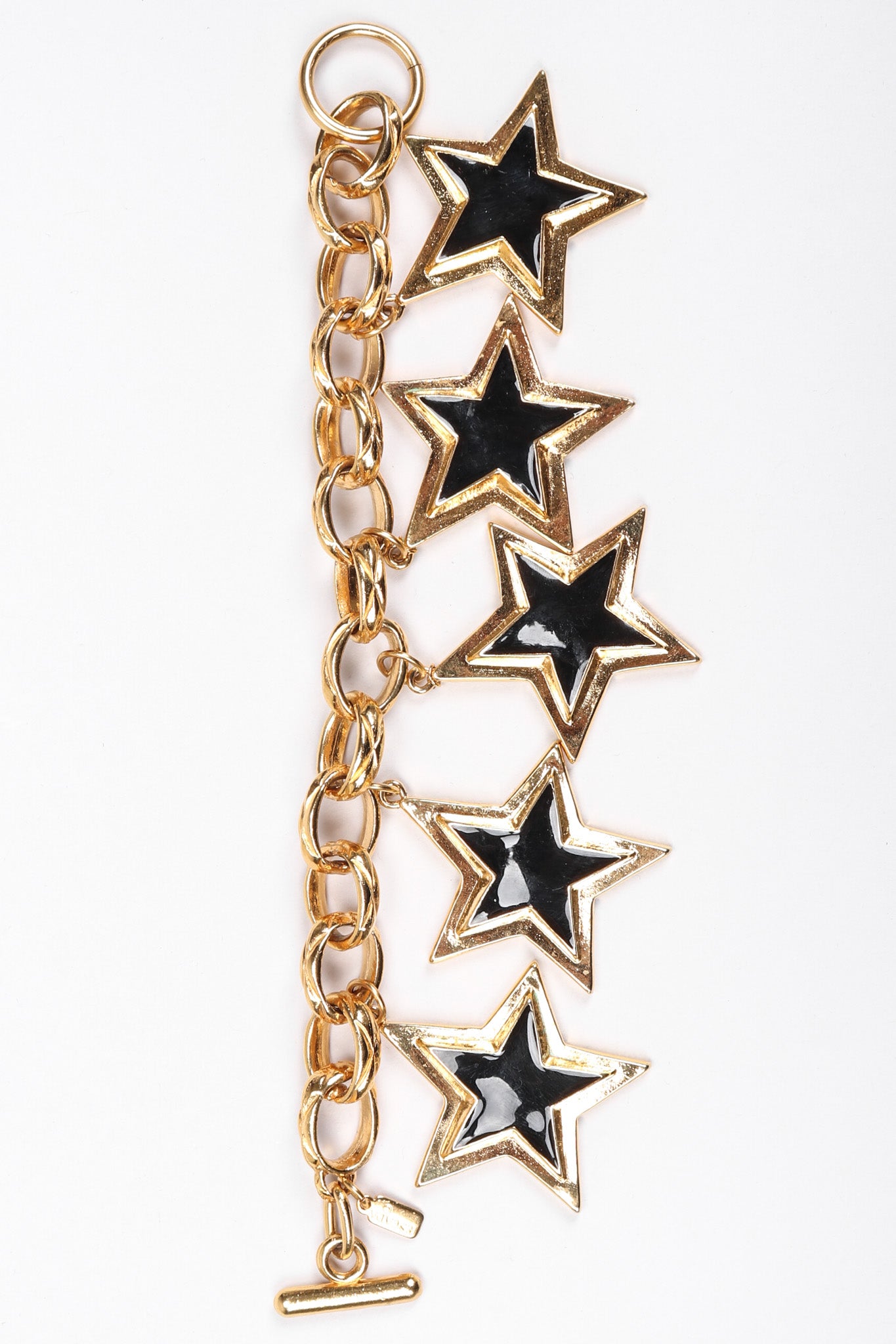 Recess Los Angeles Vintage Escada Stars Charm Bracelet