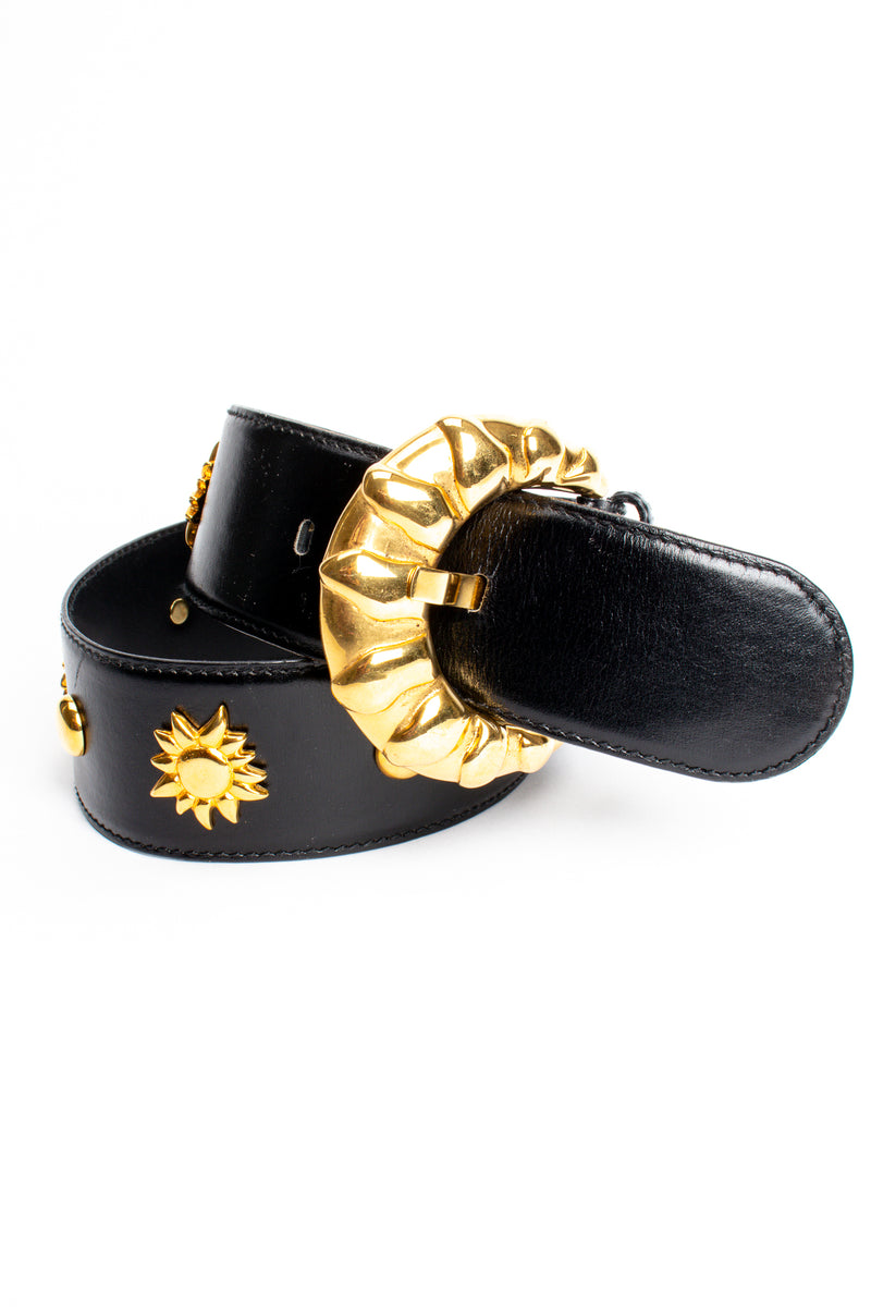 Vintage Escada Studded Sun Leather Belt at Recess Los Angeles