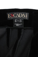 Vintage Escada by Margaretha Ley Velvet Blazer & Pant Suit Set pant tag @ Recess LA