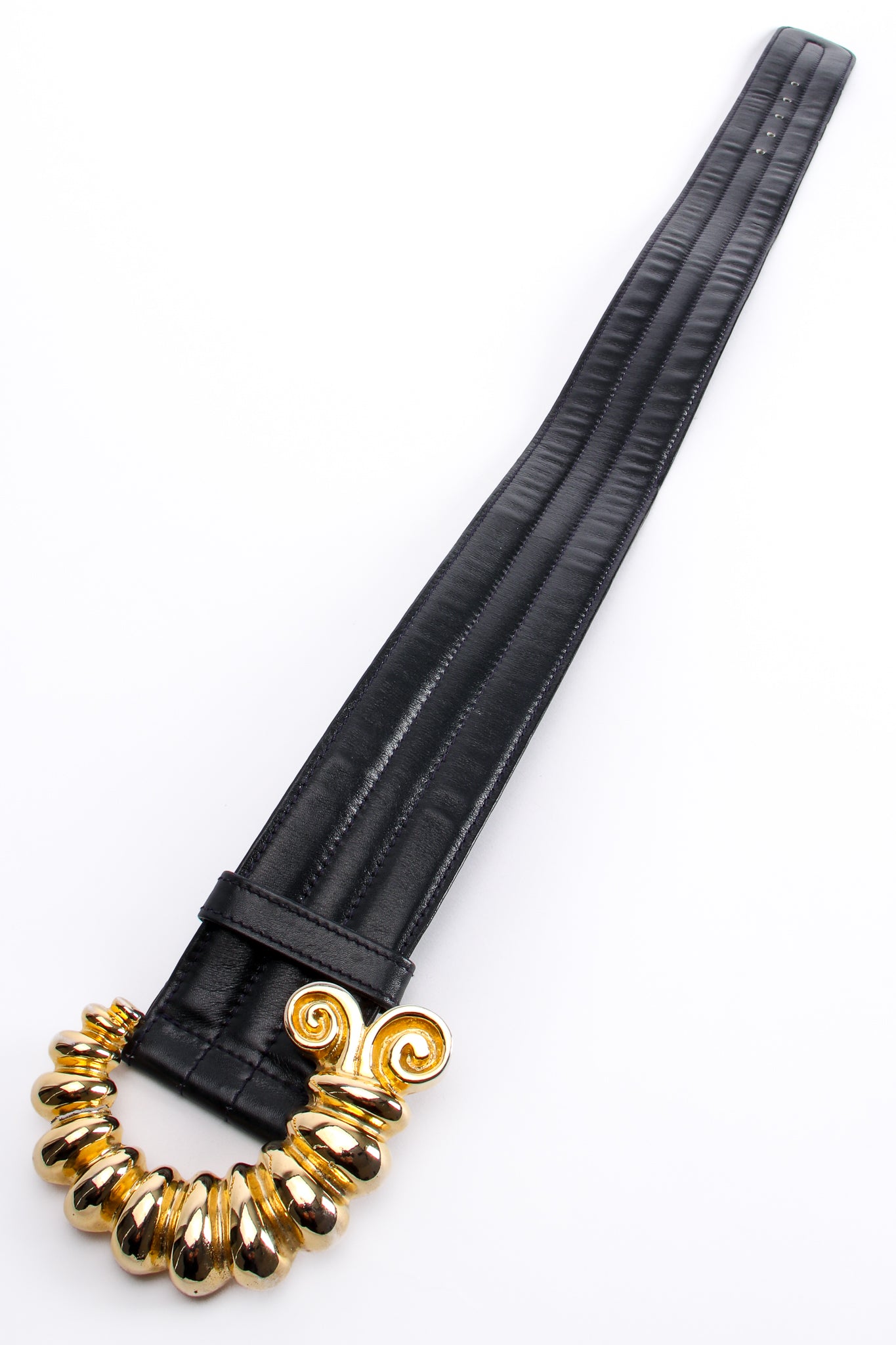 Vintage Escada Golden Caterpillar Belt at Recess Los Angeles