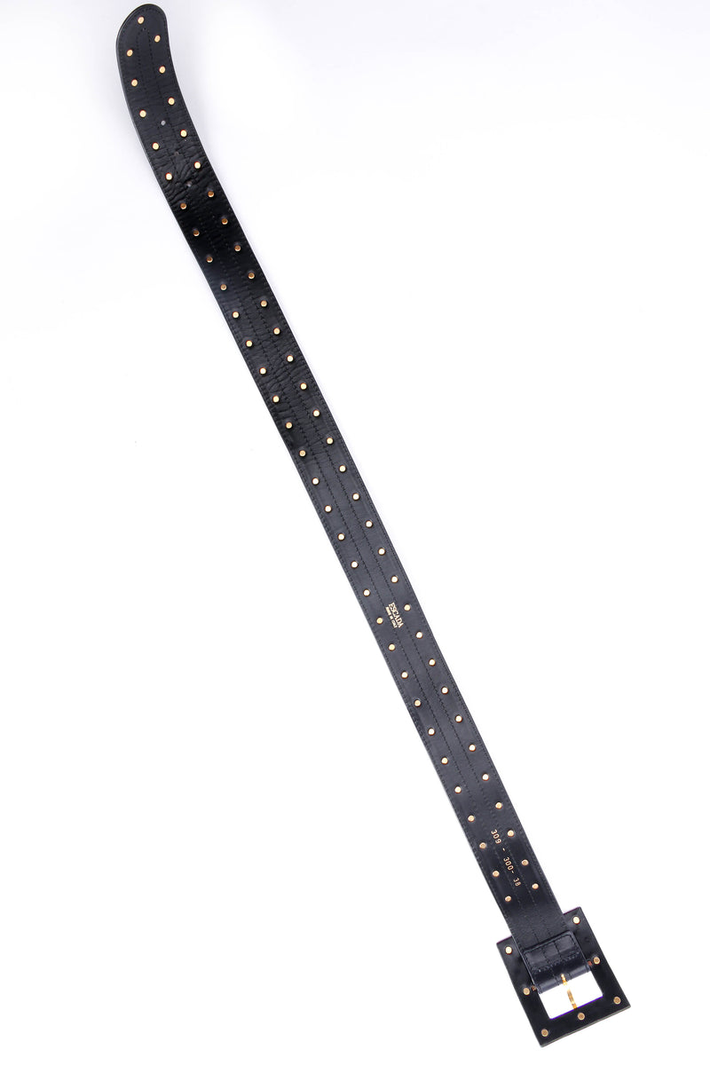 Vintage Escada Boxy Star Studded Belt inverse flat lay  @ Recess LA