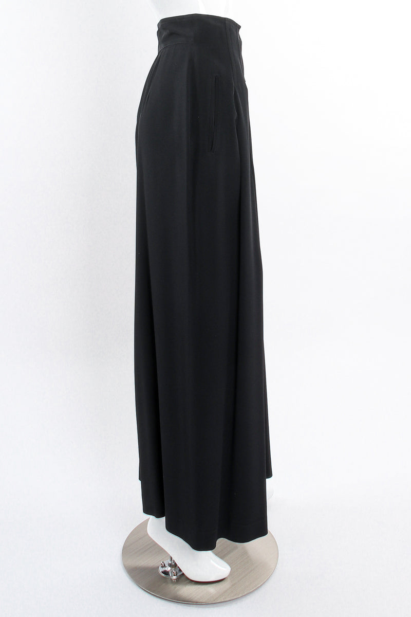 Vintage Escada Corset Waist Wide Leg Pant on Mannequin side at Recess Los Angeles