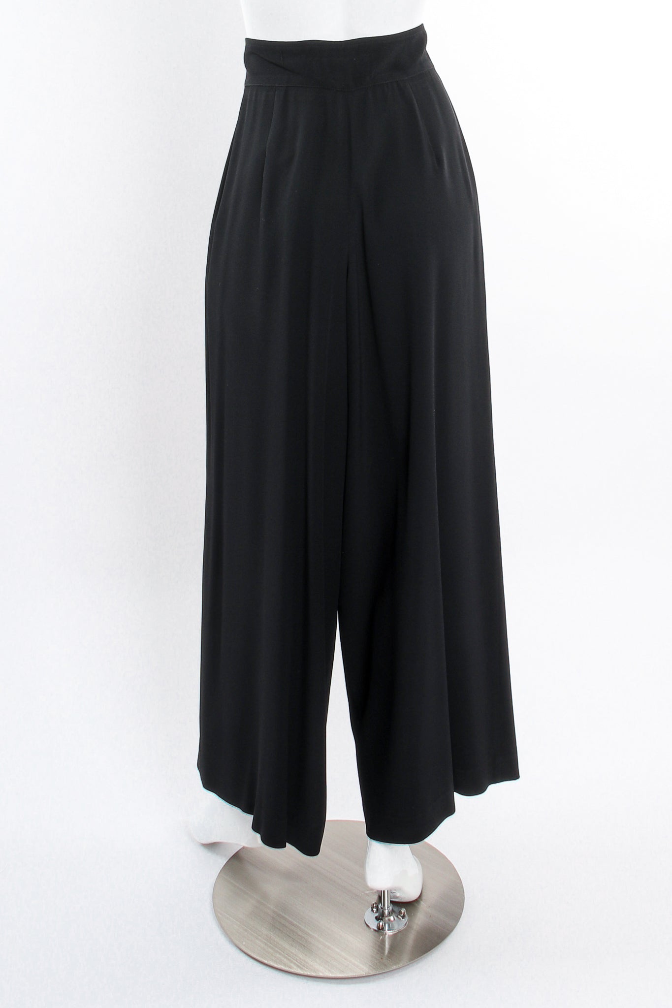 Vintage Escada Corset Waist Wide Leg Pant on Mannequin back at Recess Los Angeles