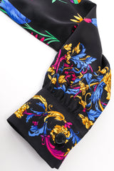 Vintage Escada Baroque Jovial Clown Print Shirt sleeve cuff at Recess Los Angeles