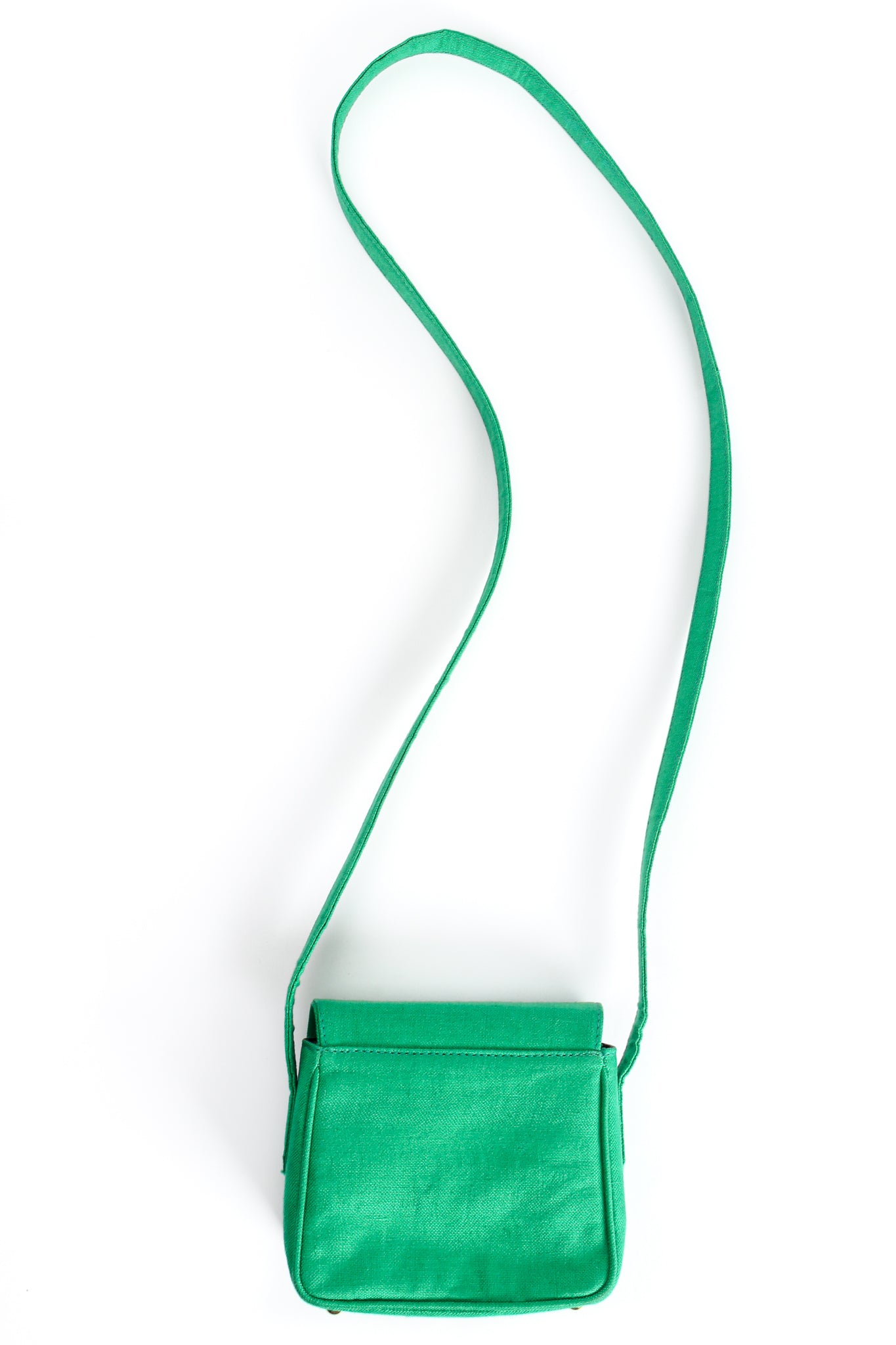 Vintage Escada Jeweled Flap Mini Bag backside at Recess Los Angeles