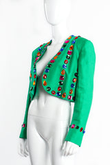 Vintage Escada Jeweled Bolero Jacket on mannequin angle at Recess Los Angeles