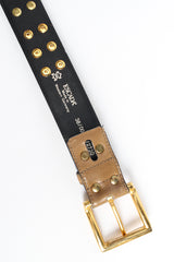 Vintage Escada Bullet Studded Leather Belt signed @ Recess Los Angeles