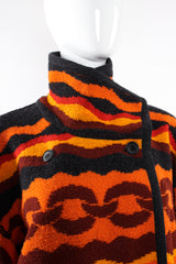 Vintage Escada Chain Link Knit Sweater Coat on Mannequin collar at Recess Los Angeles