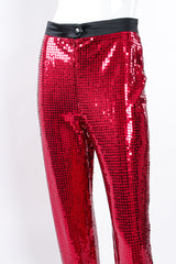 Vintage Escada Sequin Stirrup Pant on Mannequin waist at Recess Los Angeles