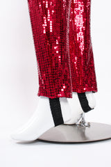 Vintage Escada Sequin Stirrup Pant on Mannequin stirrup at Recess Los Angeles