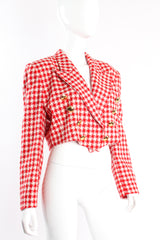 Picnic Houndstooth Crop Jacket