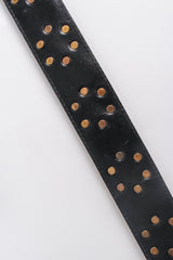 Vintage Escada Diamond Burst Buckle Belt backside at Recess Los Angeles