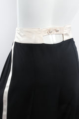 Vintage Escada Satin Trim Tuxedo Pant back waist at Recess Los Angeles