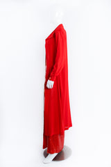 Vintage Escada Ombré Sequin Dress & Duster Set on mannequin side at Recess Los Angeles