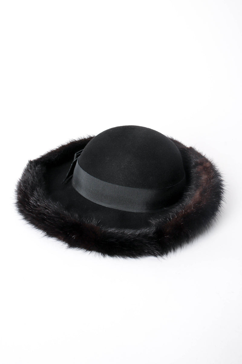 Vintage Mr. John Excello Fur-Trimmed Petite Halo Hat side at Recess Los Angeles