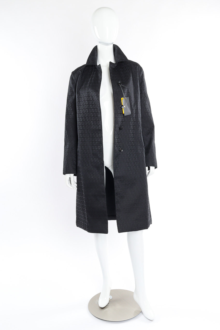 Fendi zucca monogram trench coat on mannequin @recessla