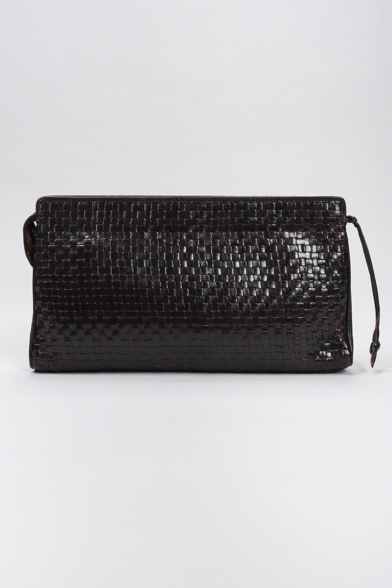 Recess Los Angeles Vintage Fendi Woven Leather Clutch