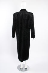 Vintage Fendi Faux Astrakhan  Curly Lamb Coat on Mannequin back at Recess Los Angeles